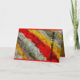 schimmernde Weihnachtsdrähte auf Grußkarten Feiertagskarte