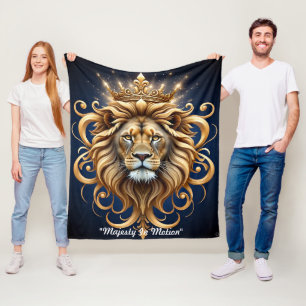"Schimmernder Königlicher Ruf" Fleecedecke