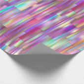 Schimmernder, metallischer, eiternder Regenbogen Geschenkpapier (Ecke)