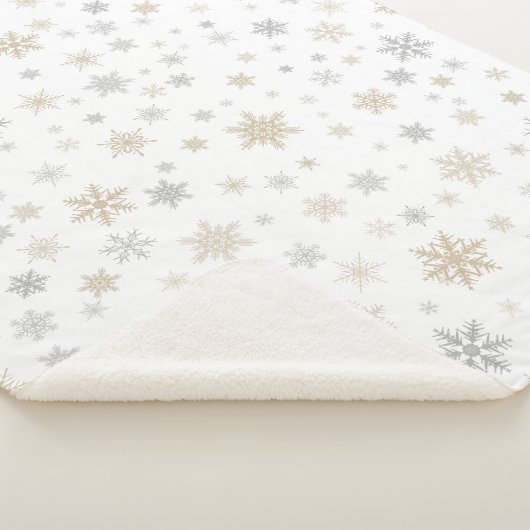 Schimmernder Schnee Sherpadecke (3/4)