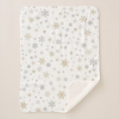 Schimmernder Schnee Sherpadecke (Vorderseite)