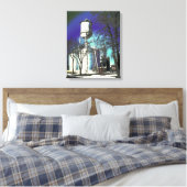 Schimmernder Wasserturm Leinwanddruck (Insitu (Schlafzimmer))