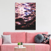 Schimmerndes Abend Wasser Leinwanddruck (Insitu (Wohnzimmer))