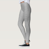 Schimmerndes Grauglasdesign Leggings (Links)