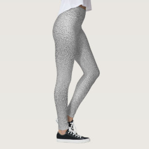 Schimmerndes Grauglasdesign Leggings