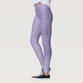 Schimmerndes Lila Glasdesign Leggings (Links)