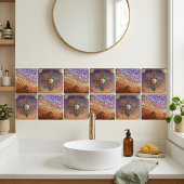 Schimmerndes Mosaik-Gradienten-Keramikfliese Fliese