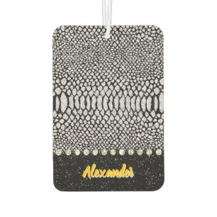 Schimmerndes Snakeskindruckdesign Autolufterfrischer