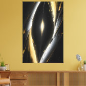 Schimmerndes Universum Leinwanddruck (Insitu (Wohnzimmer))