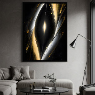 Schimmerndes Universum Leinwanddruck