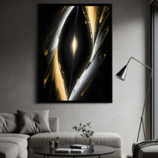 Schimmerndes Universum Leinwanddruck