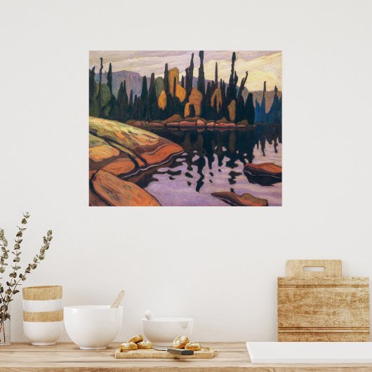 Schimmerndes Wasser | Lawren Harris | Poster (Küche)