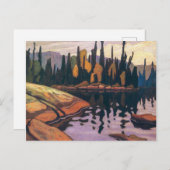 Schimmerndes Wasser | Lawren Harris | Postkarte (Vorne/Hinten)