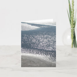 "Schimmerwasser" - Notecard Karte