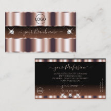 Schimmery Rose Gold Sparkle Glitzy Juwelen mit Log