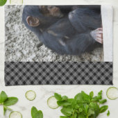 Schimpanse002 Handtuch (Gefaltet)