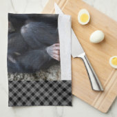 Schimpanse002 Handtuch (Viertel Falte)