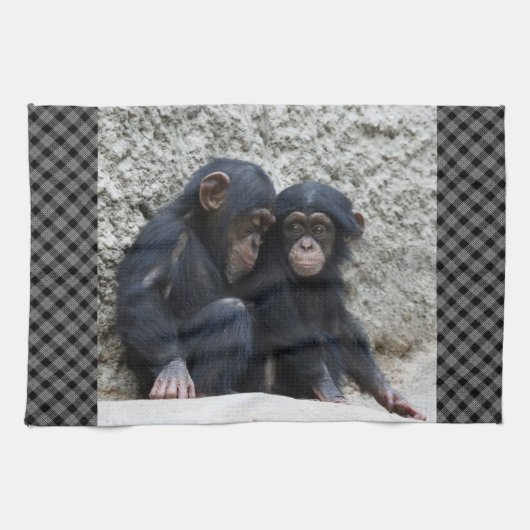 Schimpanse002 Handtuch (Horizontal)