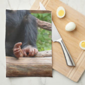 Schimpanse 001 geschirrtuch (Viertel Falte)