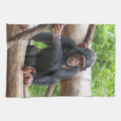 Schimpanse 001 geschirrtuch (Horizontal)