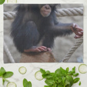 Schimpanse 017 geschirrtuch (Gefaltet)