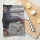 Schimpanse 017 geschirrtuch (Viertel Falte)