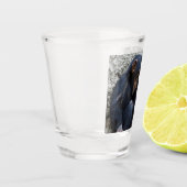 Schimpanse 022 schnapsglas (Links)