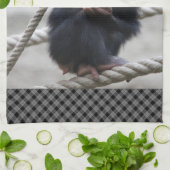 Schimpanse 030 geschirrtuch (Gefaltet)