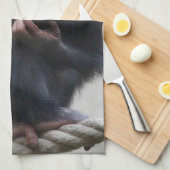 Schimpanse 030 geschirrtuch (Viertel Falte)