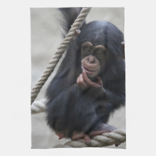 Schimpanse 030 geschirrtuch
