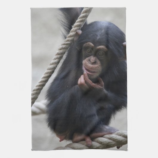 Schimpanse 030 geschirrtuch (Vertikal)