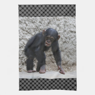 Schimpanse 031 geschirrtuch