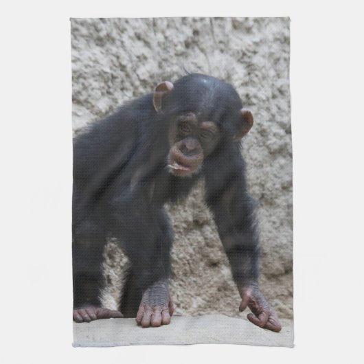 Schimpanse 031 geschirrtuch (Vertikal)