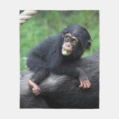 Schimpanse 032 fleecedecke (Vorderseite)