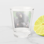 Schimpanse 032 schnapsglas (Rückseite)
