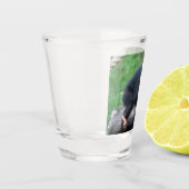 Schimpanse 032 schnapsglas (Links)