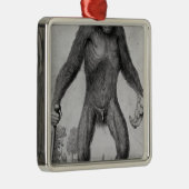 Schimpanse, 1699 silbernes ornament (Rechts)