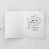 Schimpanse 53. Geburtstag Spaß Karte (Innenseite)