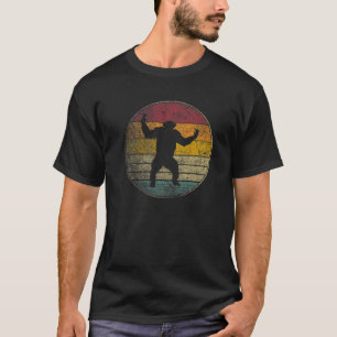 Schimpanse Affe Zoo Geschenk Retro Vintage 70er 80 T-Shirt