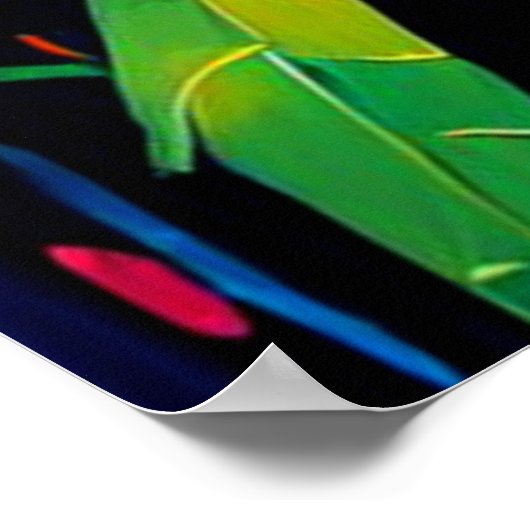 Schimpanse aus Westafrika Poster (Ecke)