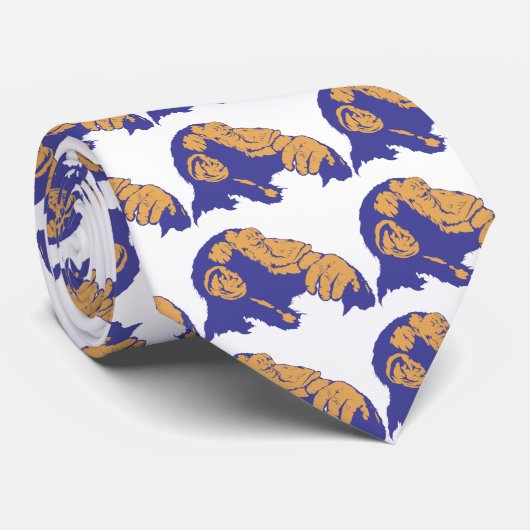 Schimpanse-Denken Krawatte (Gerollt)