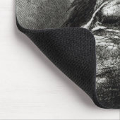 Schimpanse enttäuscht und mürrisch mousepad (Ecke)