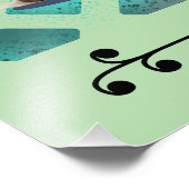 Schimpanse Fotodruck (Ecke)