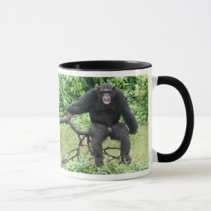 Schimpanse in Afrika Tasse