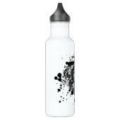 Schimpanse in Black Splash Trinkflasche (Links)