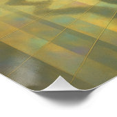 Schimpanse in der Prism Light Hall – GeoWild Art Poster (Ecke)