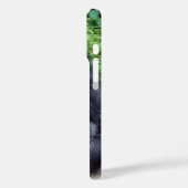 Schimpanse in grünen Pflanze Case-Mate iPhone Hülle (Rückseite / Links)