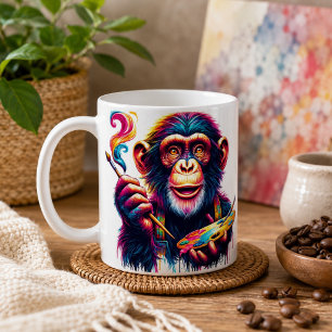 Schimpanse-Kaffeetasse Kaffeetasse