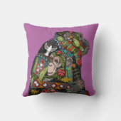 Schimpanse-Liebe Kissen (Rückseite)