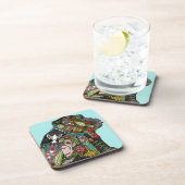 Schimpanse-Liebe Untersetzer (Rechte Seite)